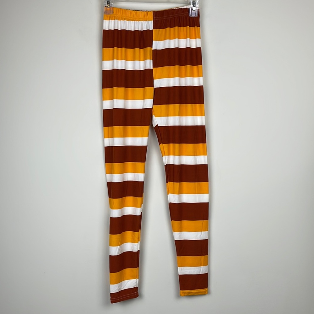 Agnes & Dora Candy Corn Halloween Butter Soft Leggings Size S/M